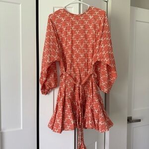 RHODE
Ella Mini Dress in Cotton Cambric